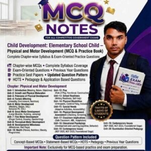 Digi Exam Notes Physical and Motor Development Child Development PDF Book 2026 for ALL TET CTET WB Primary TET KVS NVS DSSSB EMRS