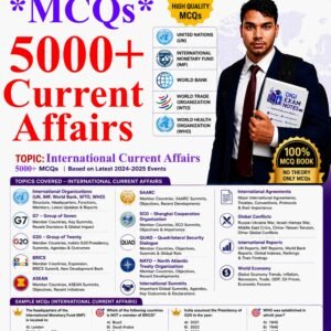 International Current Affairs MCQ Book PDF for SSC Railway Banking UPSC | Digi Exam Notes