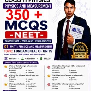 Fundamental Units MCQ Book 2026 | Class 11 Physics | 350+ MCQs PDF