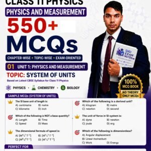 Class 11 Physics MCQ Book PDF | Physics and Measurement | System of Units | 550+ MCQs | Digi Exam Notes